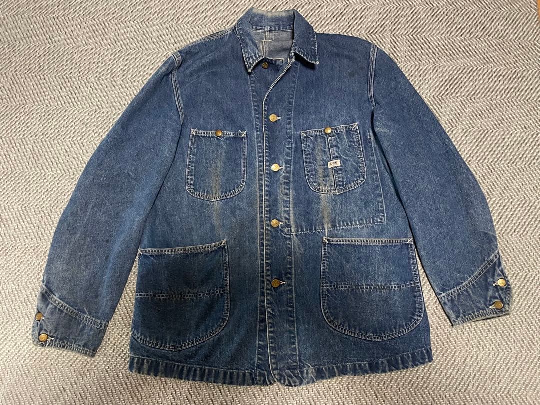 60年代。Leeの91-Jカバーオール。JELTDENIM特有のいい色です！