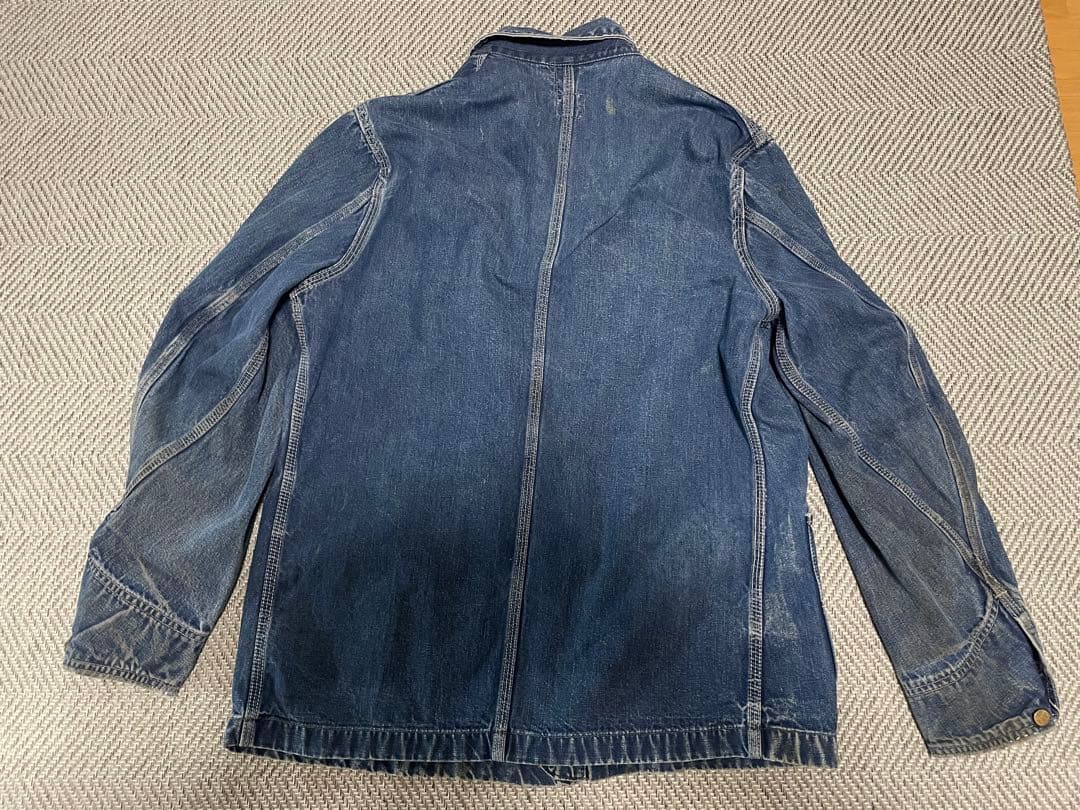 60年代。Leeの91-Jカバーオール。JELTDENIM特有のいい色です！