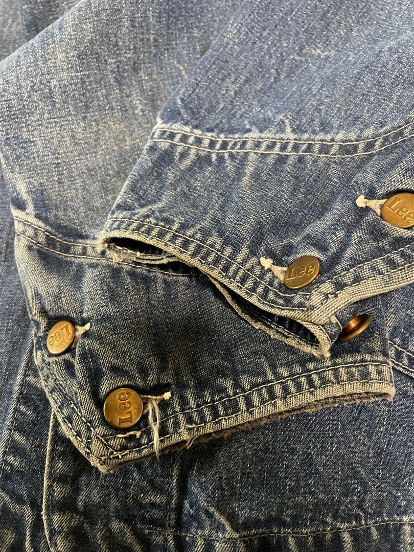 60年代。Leeの91-Jカバーオール。JELTDENIM特有のいい色です！