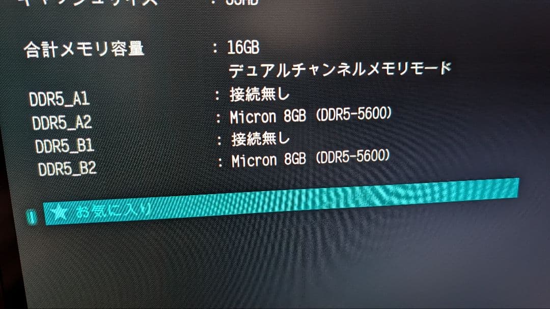 w*w様 DDR5メモリ16GB (8GB×2) プリンストン PD5-4800