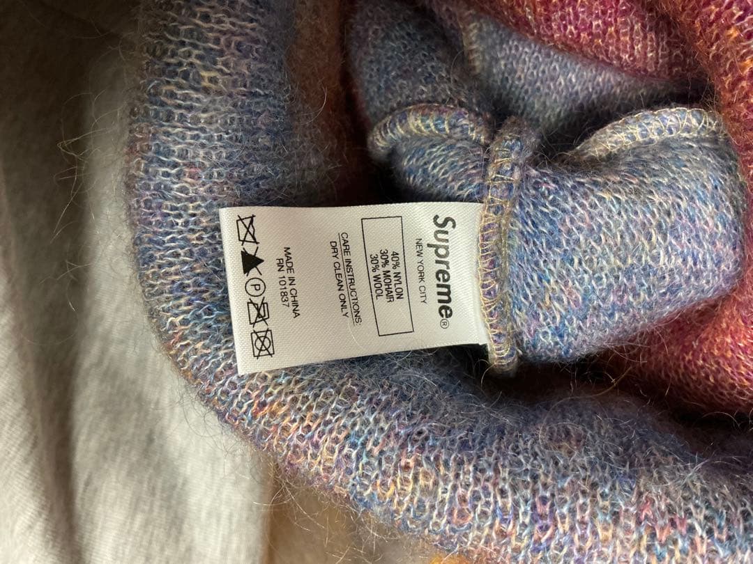 Supreme　Mohair Beanie　Gradation　\"Purple\"