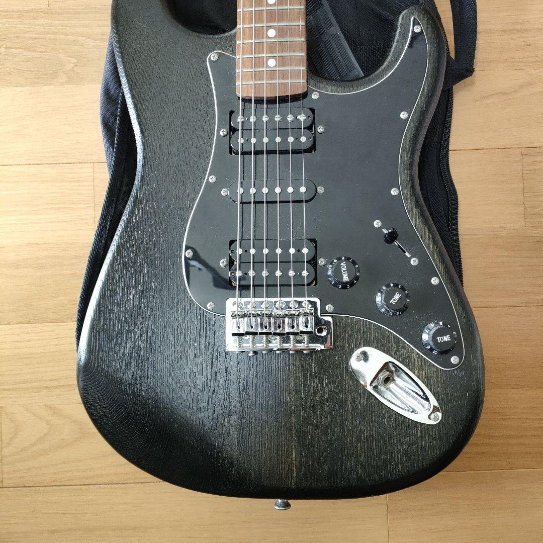 Master Craft エレキギター ストラトタイプ HSS ブラック