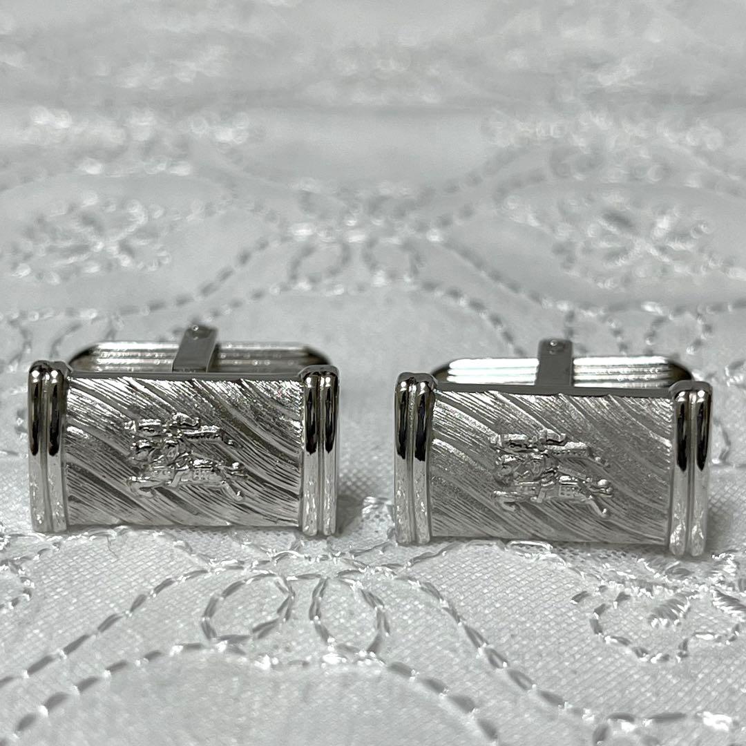 新品 BURBERRY バーバリー カフス ネクタイピン ホースロゴ 箱付