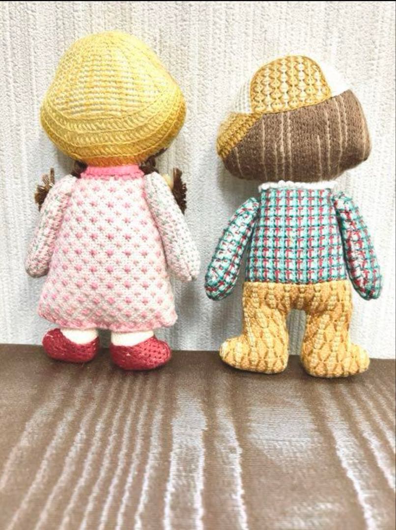 ハンドメイド✩ペア人形✩戸塚刺繍✩インテリア