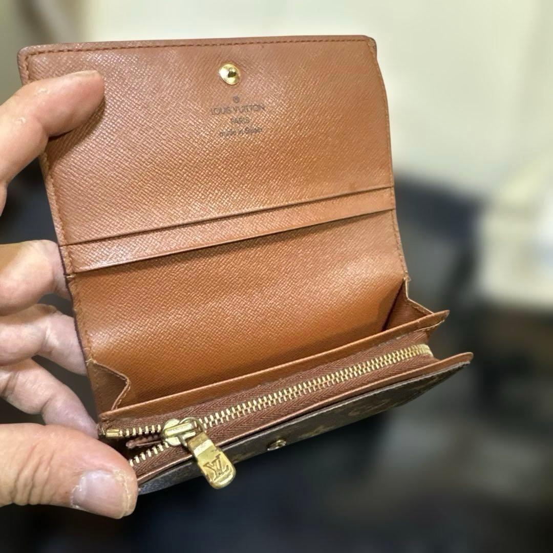 ⑨☆優良品☆ モノグラム♪Ｌ字型ファスナー財布
