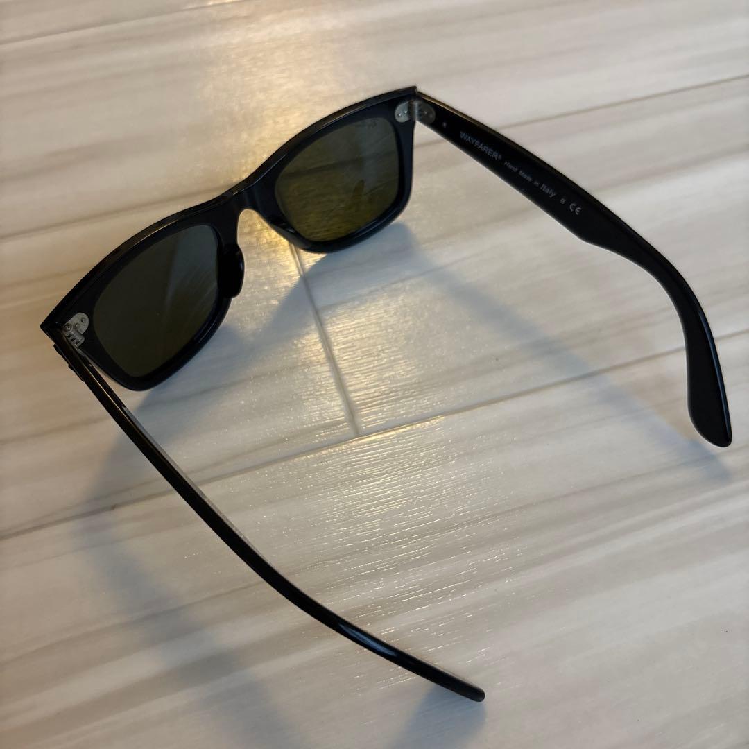 Ray-Ban WAYFARERブラック サングラス ケース付き　正規品