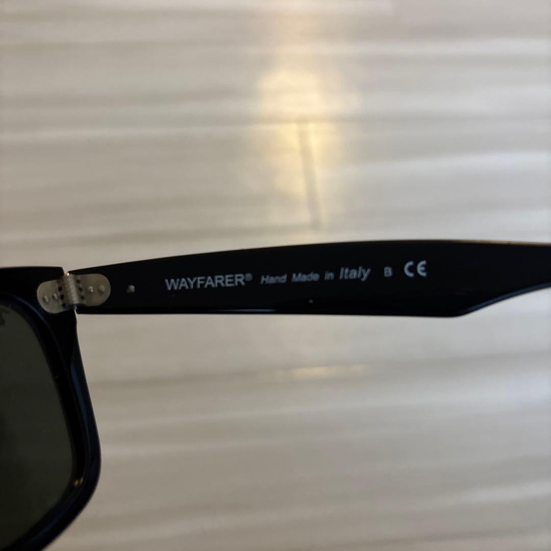 Ray-Ban WAYFARERブラック サングラス ケース付き　正規品
