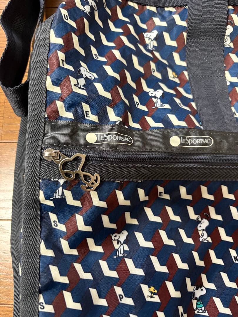 LESPORTSAC スヌーピー柄 ボストンバッグ　DX WEEKENDER
