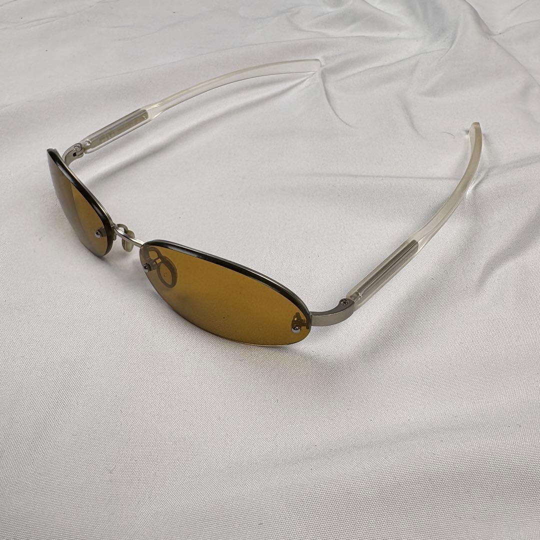 小物 Archive PRADA halfrim oval sunglasses