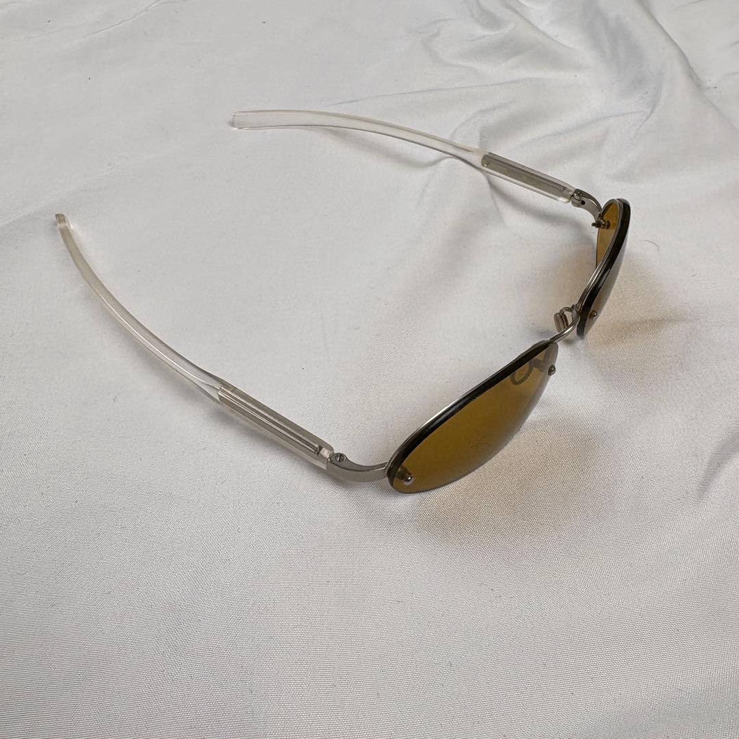 小物 Archive PRADA halfrim oval sunglasses