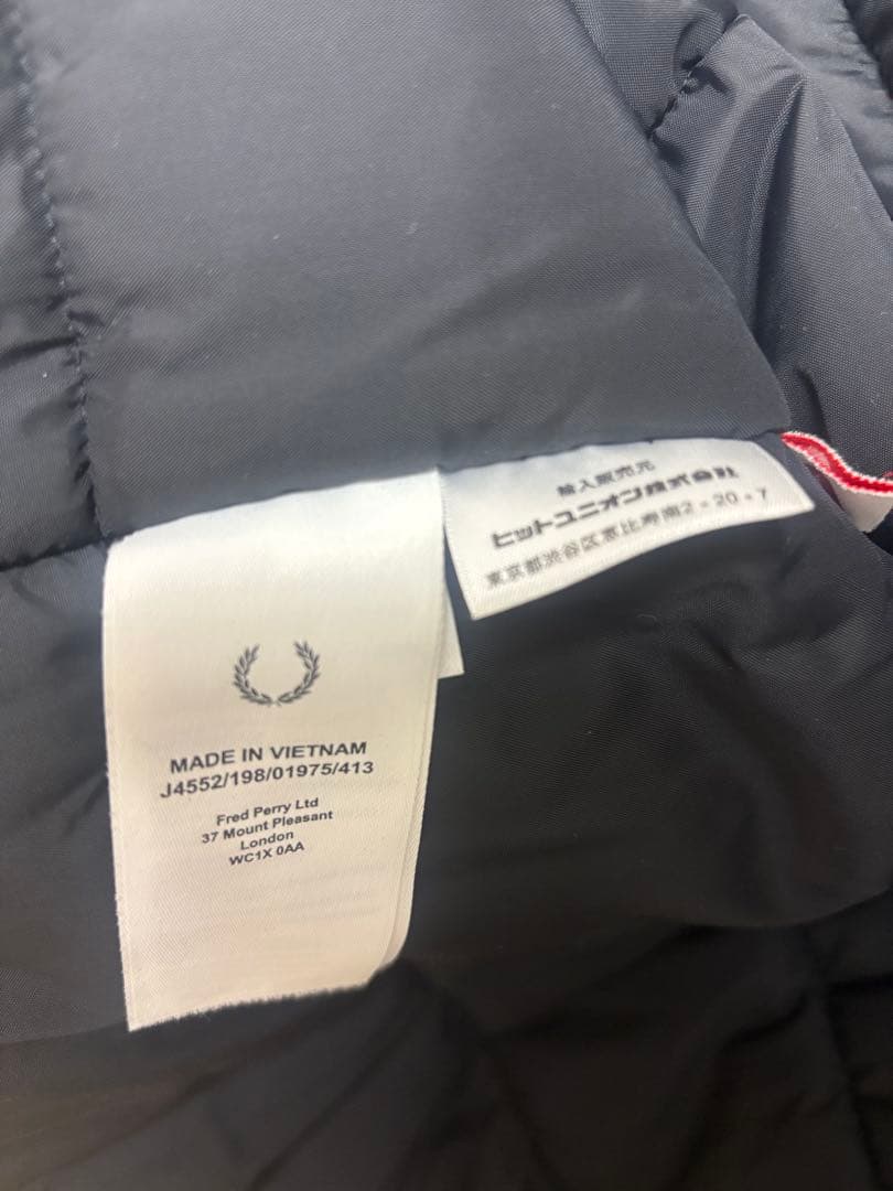 【FRED PERRY】ブラック モッズ　コート