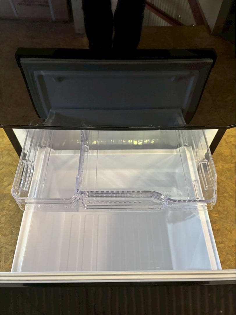 三菱電機 2ドア冷蔵庫 MR-P15D-B 2019年製 146L 右開き