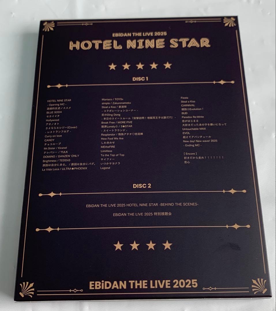ミュージック EBiDAN THE LIVE 2025 HOTEL NINE STAR