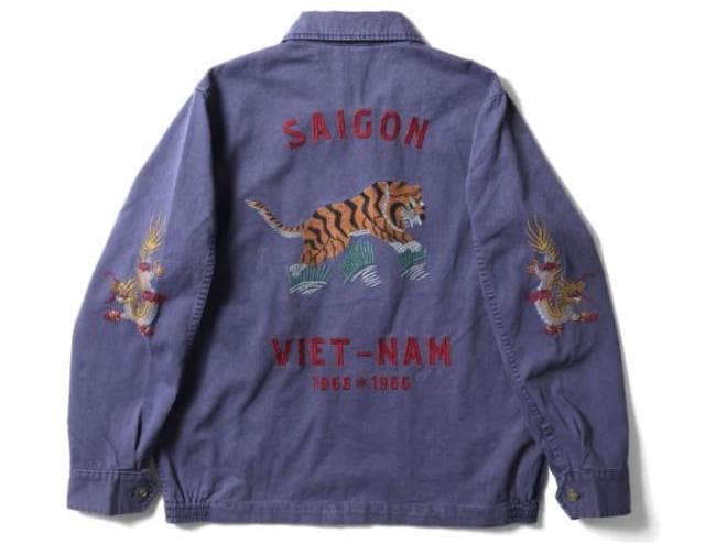 新品＊HOUSTON ピグメント ジャケット ベトジャン ベトナム NV XXL