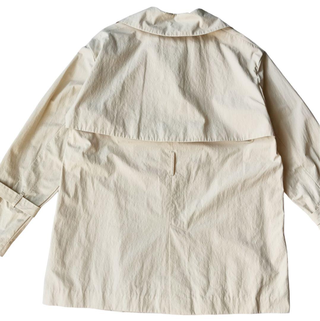 【JOSEPH】ミドル丈トレンチコート 40 ナイロン 21SS キナリ