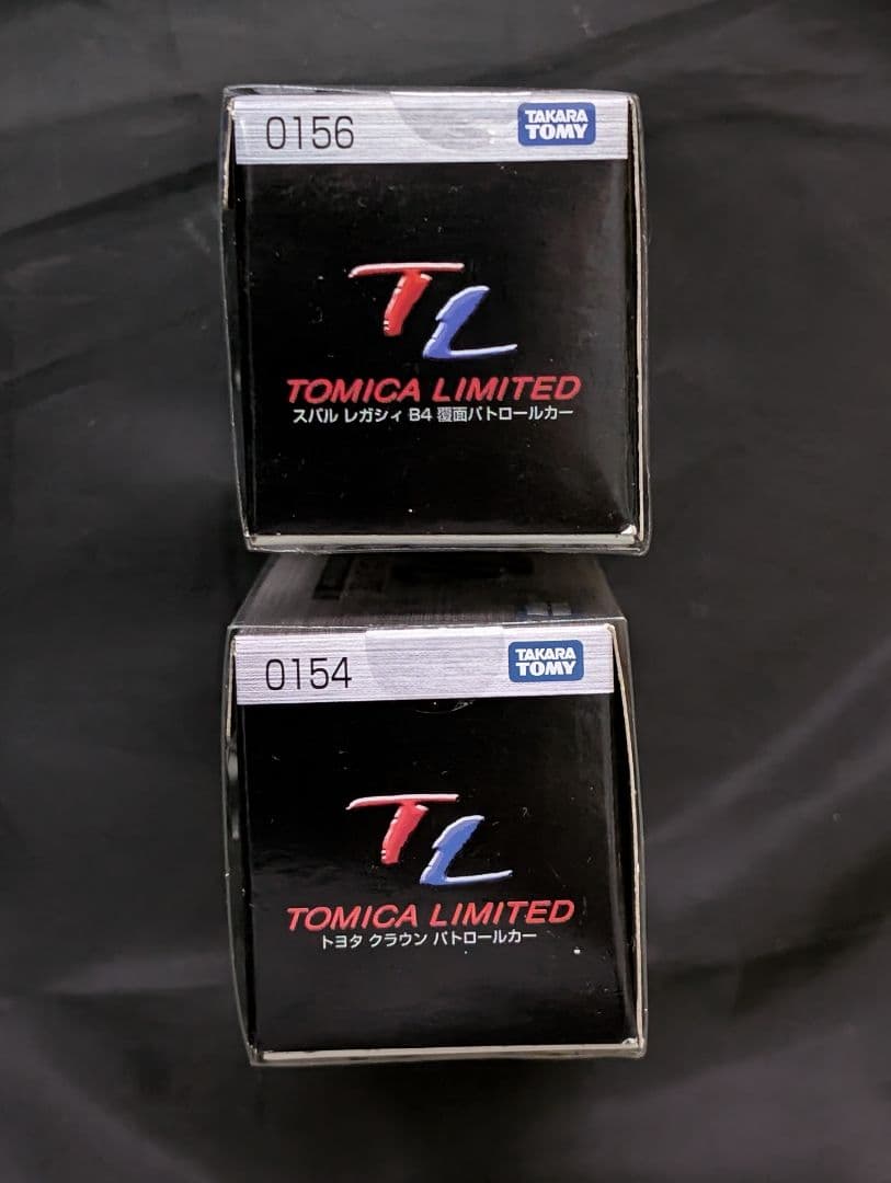 【絶版希少品】 トミカ リミテッド クラウン パトカー ＆ レガシィB4 覆面