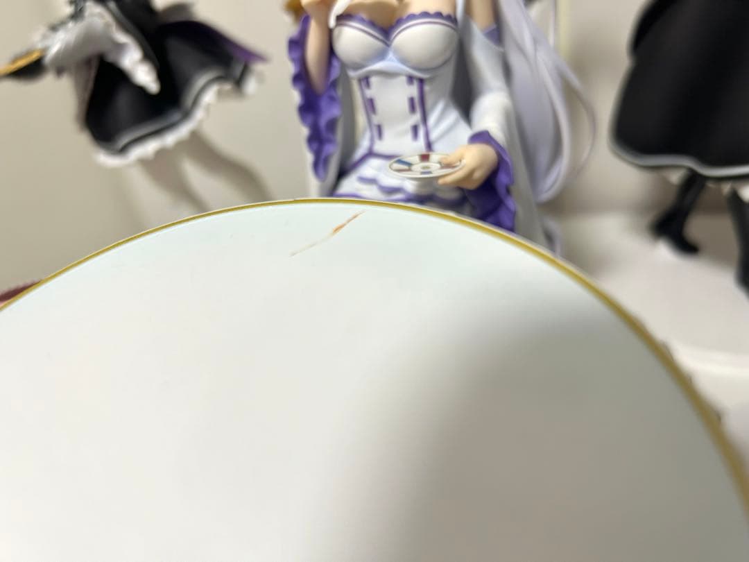 Re:ゼロから始める異世界生活 お茶会 フィギュア リゼロ レム ラム エミリア