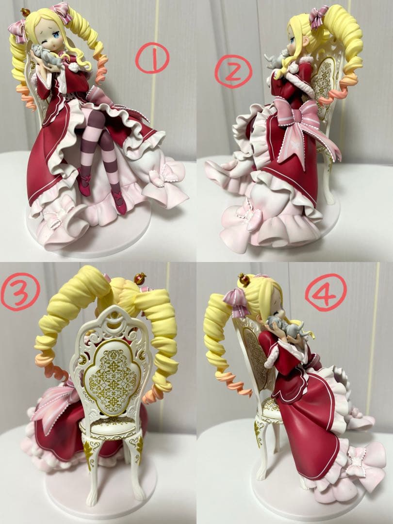 Re:ゼロから始める異世界生活 お茶会 フィギュア リゼロ レム ラム エミリア
