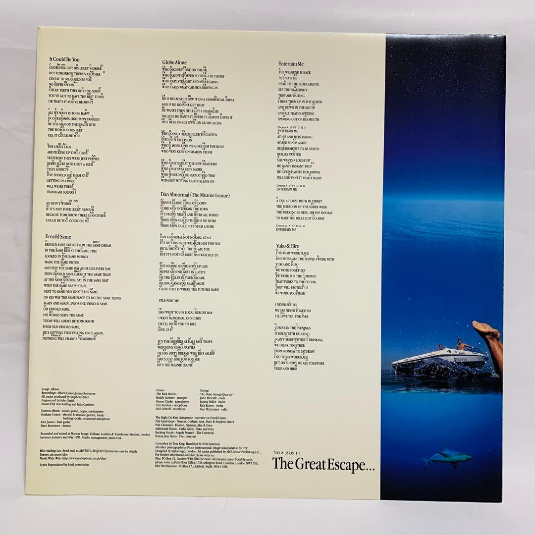 blur The Great Escape レコード