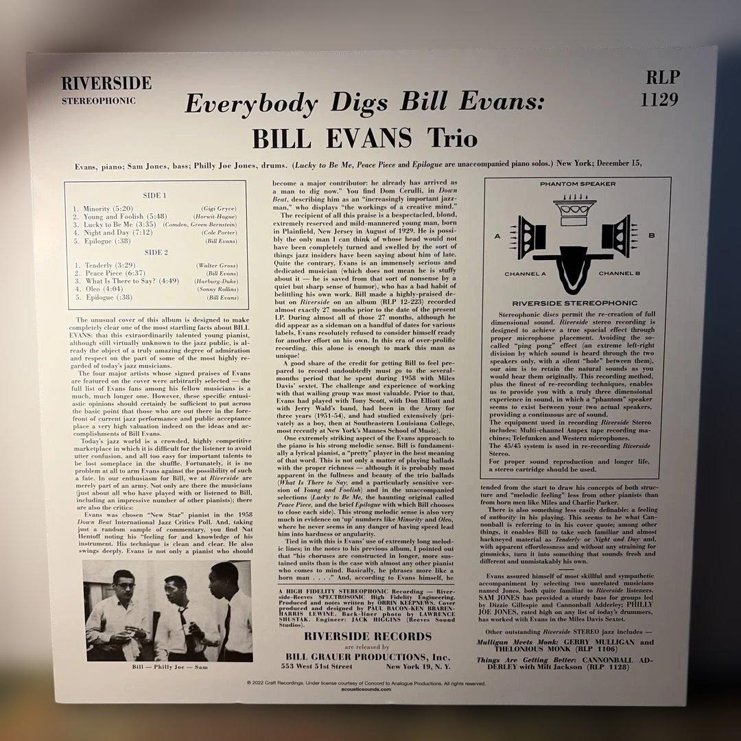 【限定版】 Everybody Digs Bill Evans ビルエヴァンス