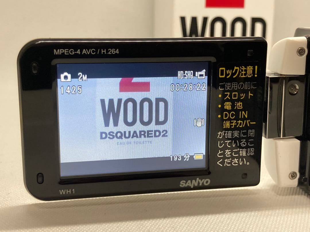 美品　SANYO　Xacti　DMX-WH1型　ビデオカメラ　h642a156d