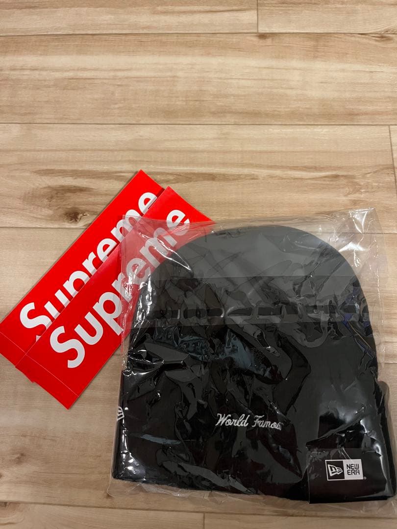 新品　Supreme x New Era Box Logo Beanie