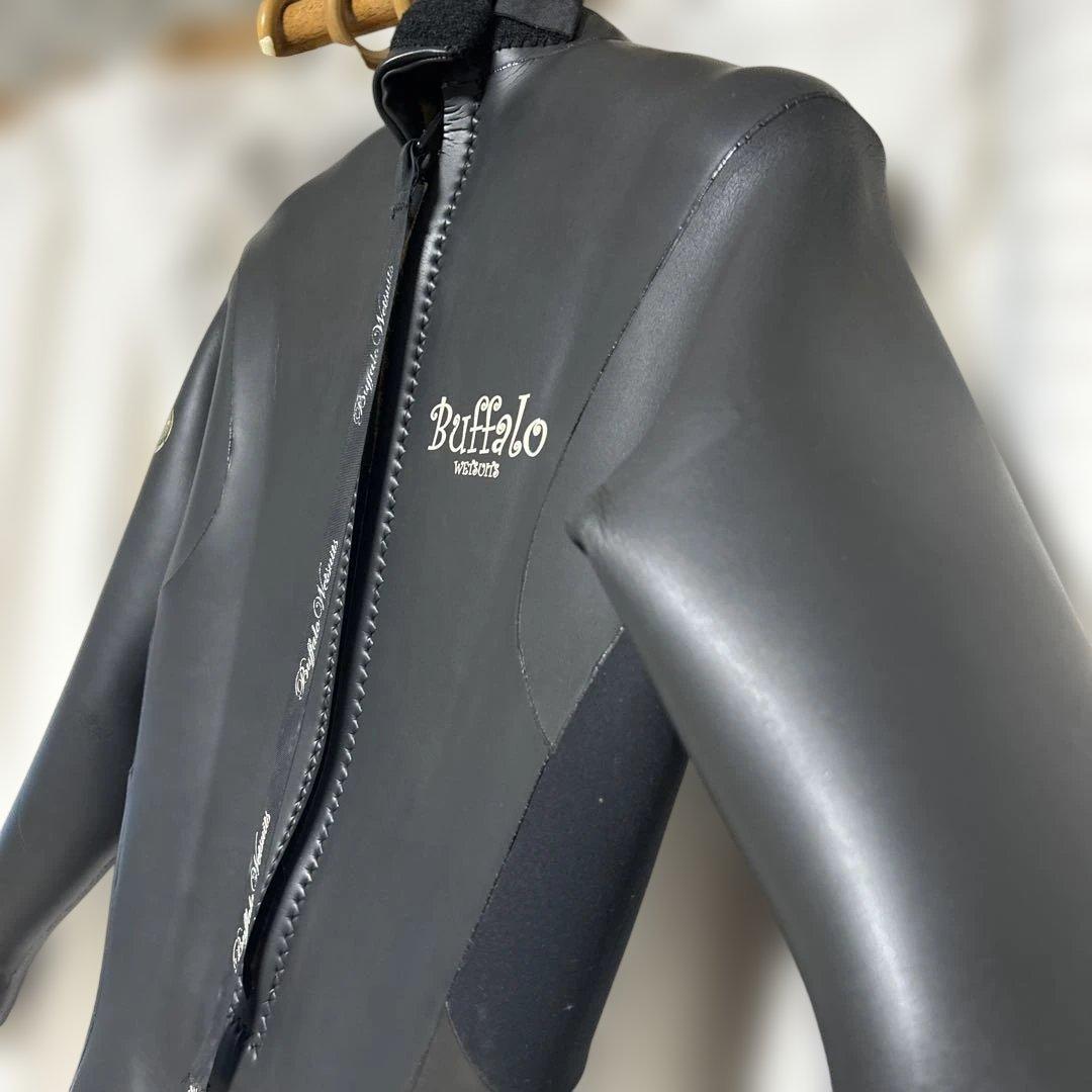 BUFFALO WETSUITS ブラックセミドライスーツ5×3