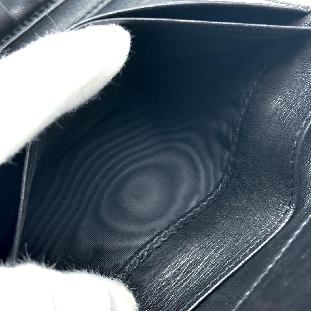 最終価格【極美品✨】シャネル 財布 ココステッチ デカココ キャビア 三つ折