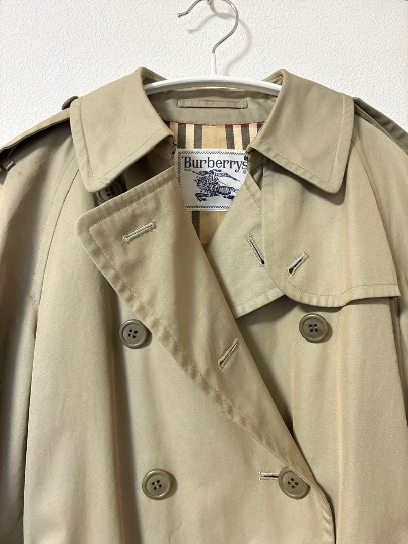 Burberry's トレンチコート　白タグ　1990年代　バーバリー