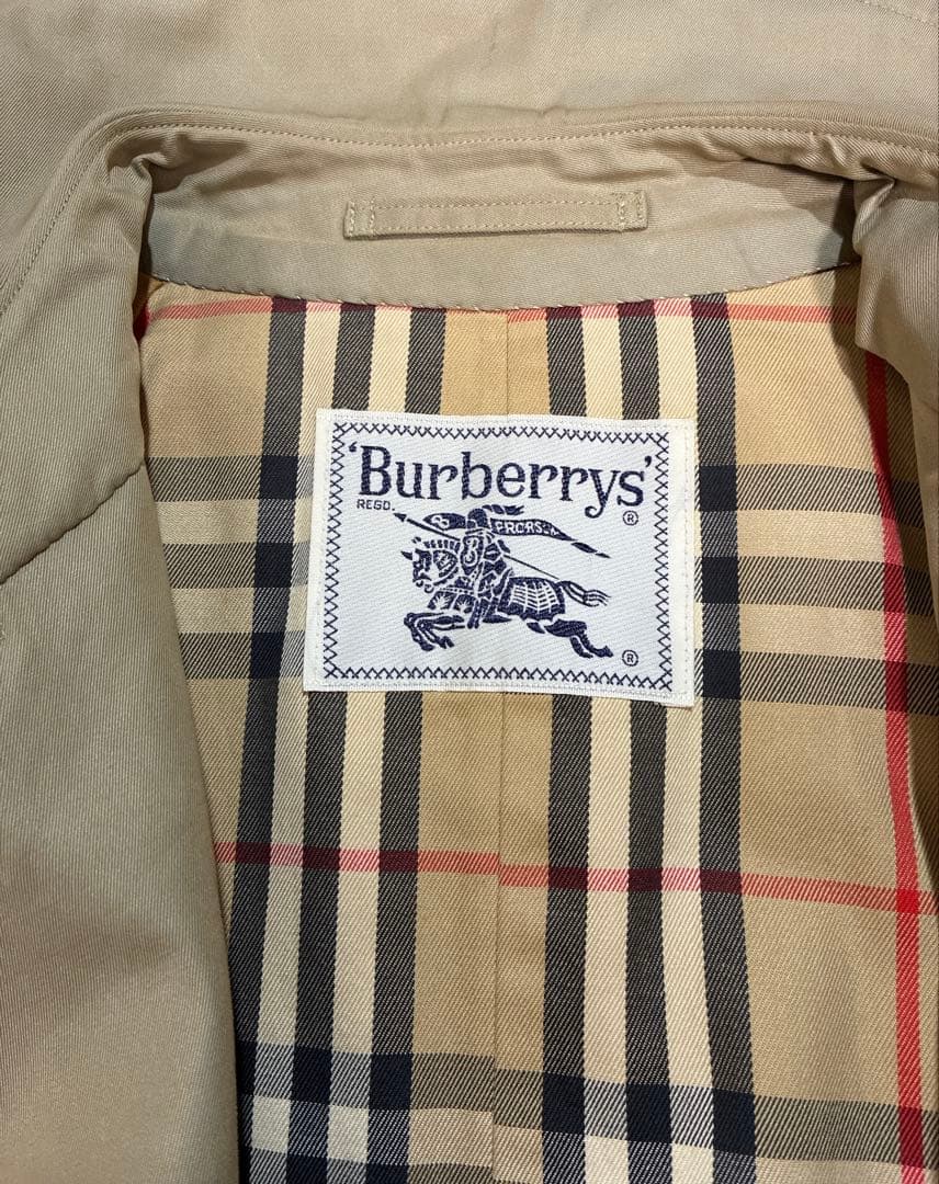 Burberry's トレンチコート　白タグ　1990年代　バーバリー