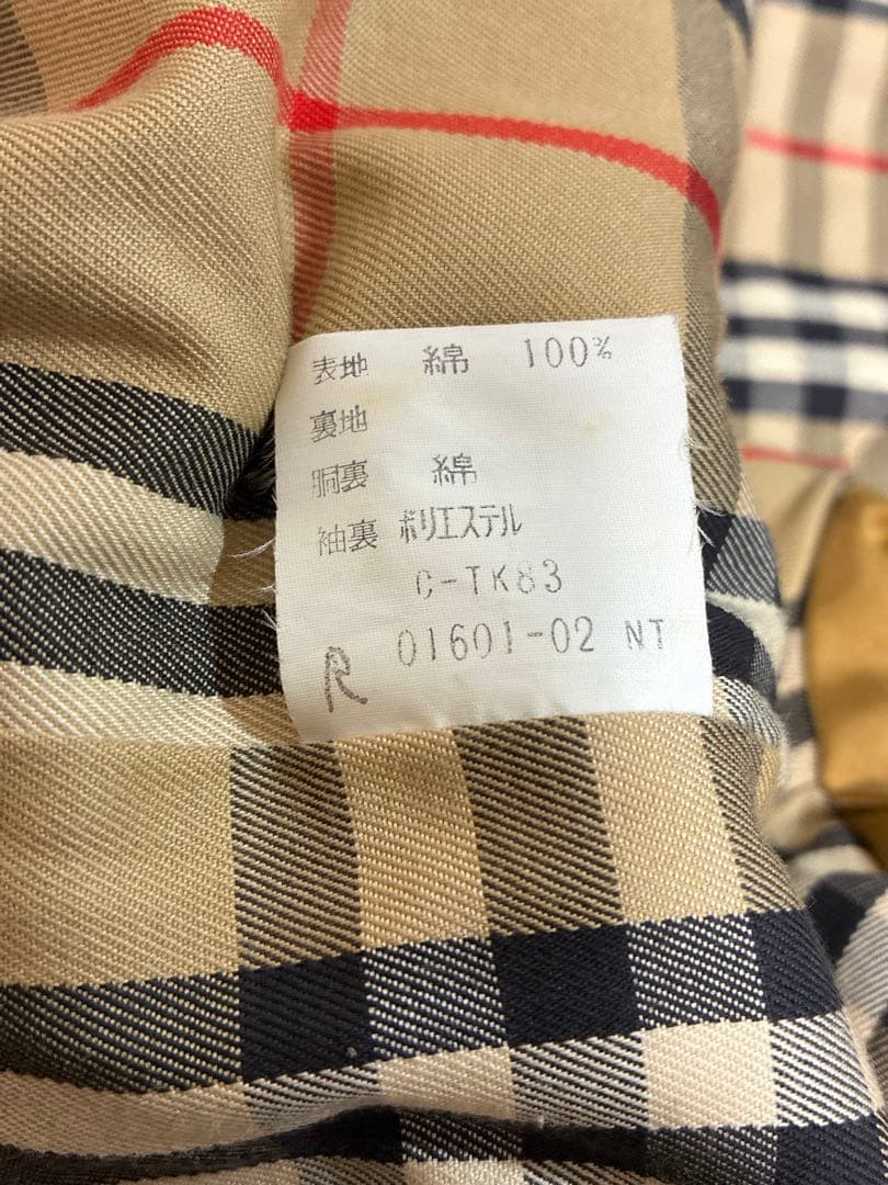 Burberry's トレンチコート　白タグ　1990年代　バーバリー