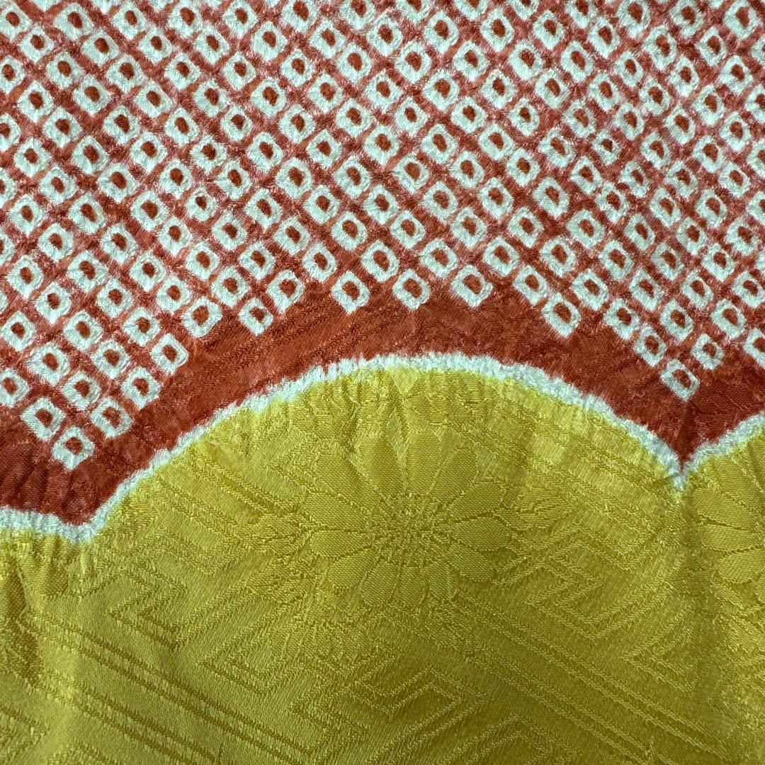 桜のマーチ　桶絞り 染め分け 総刺繍 金彩 振袖
