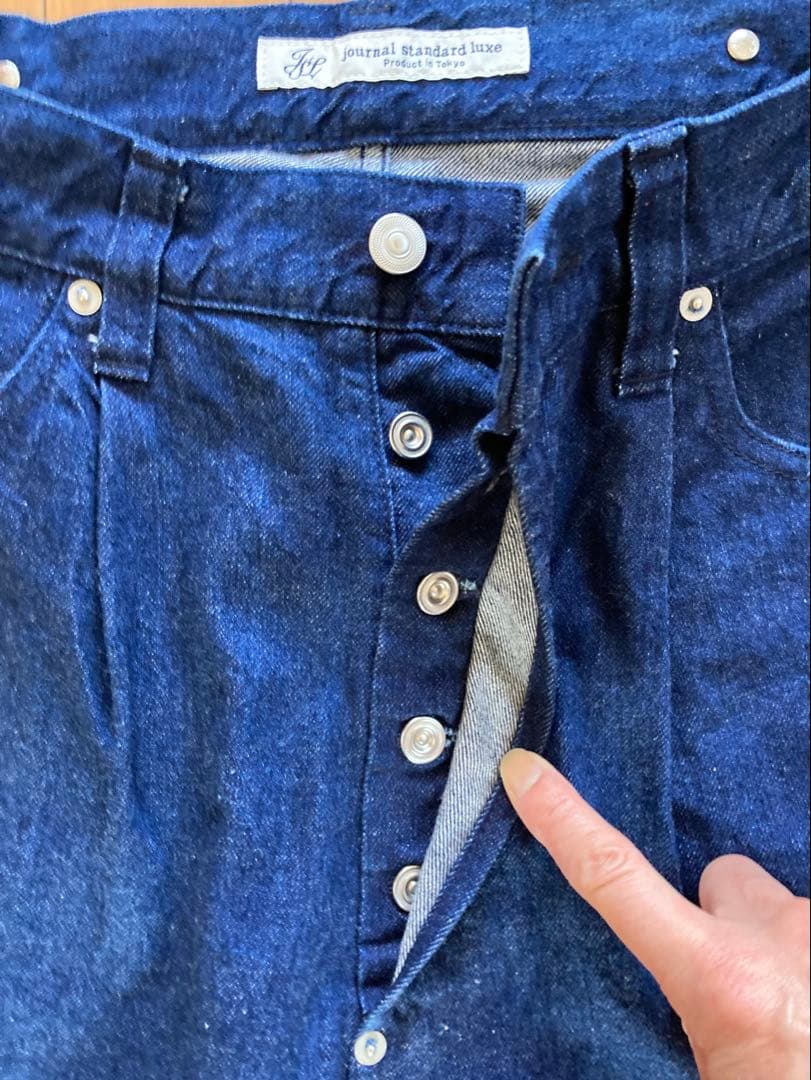 土日限定価格ジャーナルスタンダードラックス12OZデニム タック5PKパンツ S