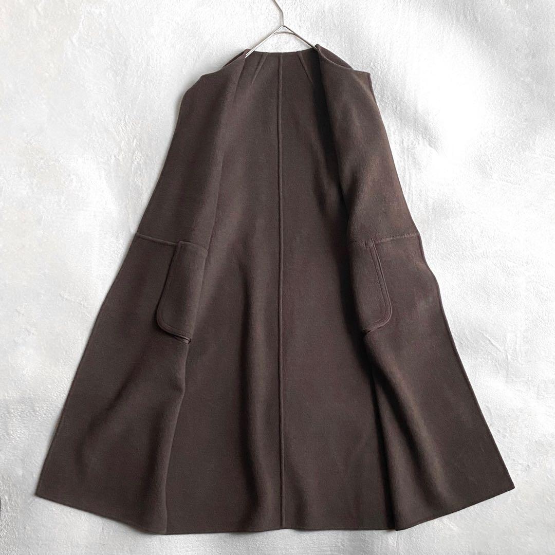 【ほぼ未使用✨】ドゥーズィエムクラス　victorian リバーノーカラーコート