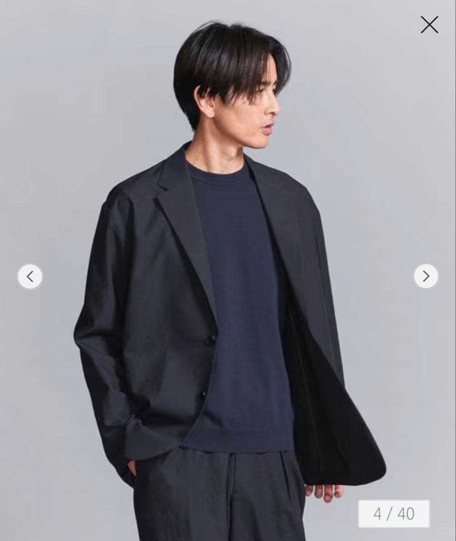 美品 BY KOMATSU PACK 25SS リラックスシルエット ジャケット