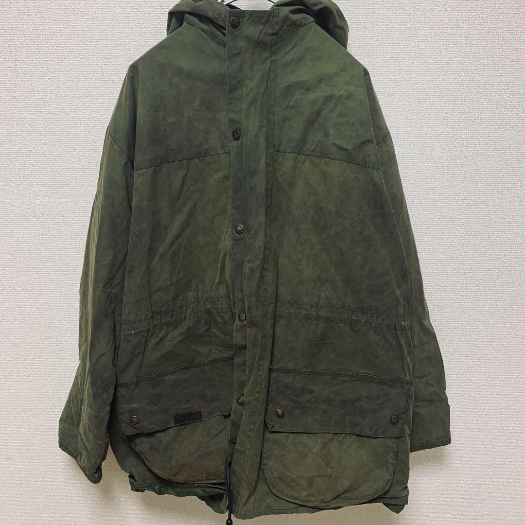 Belstaff パーカー　ジャケット　オイルド　カーキ　XL