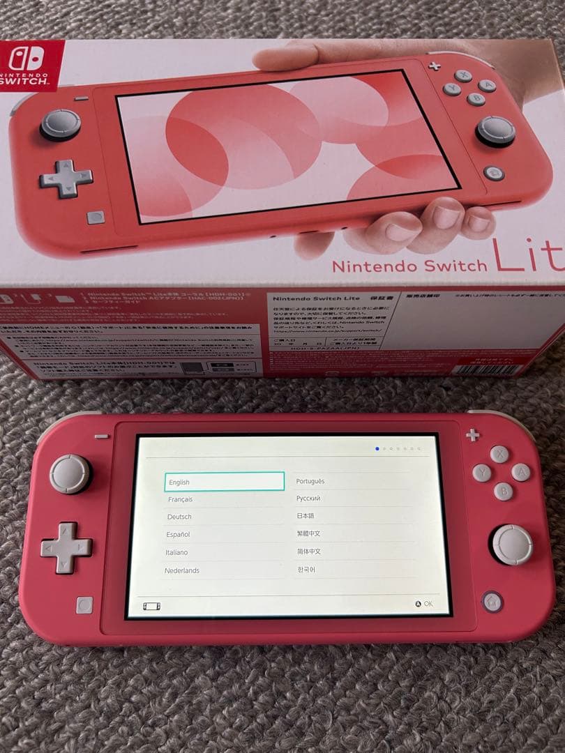 Nintendo Switch Lite ピンク コーラル