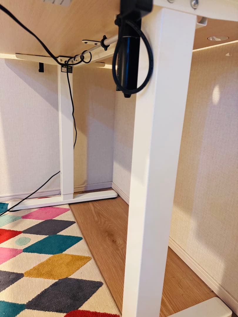 電動 オフィスワークテーブル 昇降式デスク