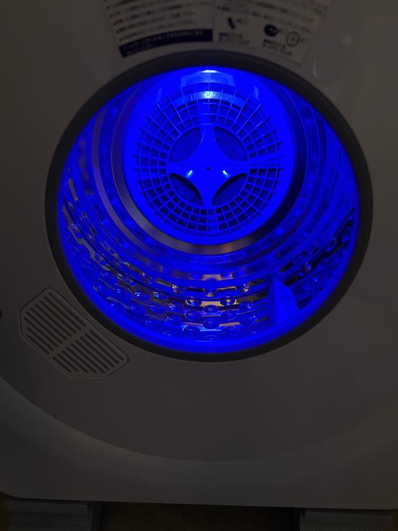 Simpolu 小型衣類乾燥機 4kg ホワイト 静音 LED液晶 工事不要