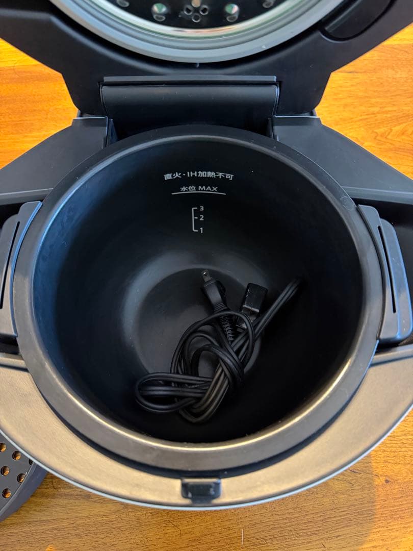 SHARP HEALSIO 水無自動調理器 KM-HW16G-W ホワイト