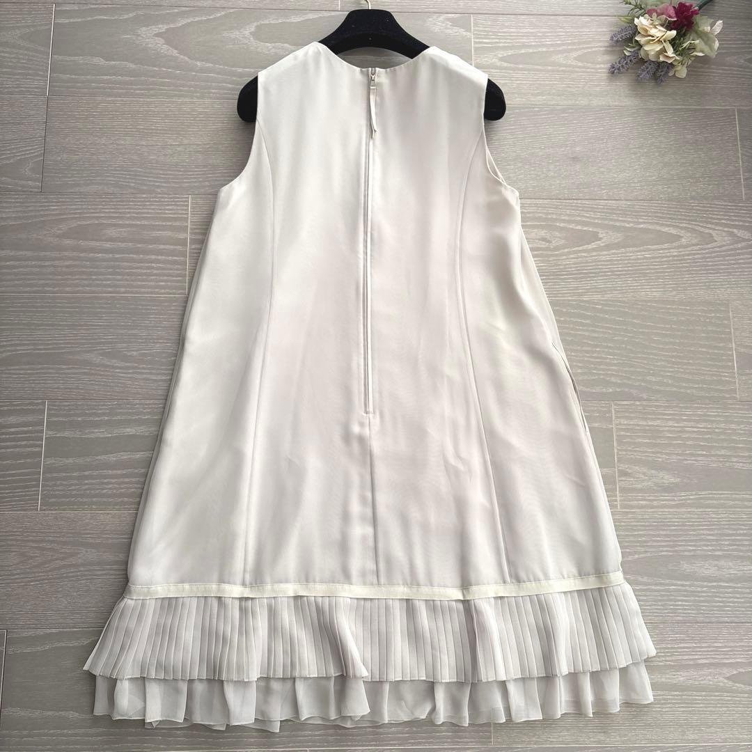 【美品✴︎】FOXEYフォクシー プリマヴェーラワンピースベージュ プリーツ