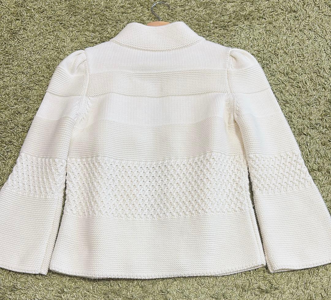 新品　COTOO ニット　フロントフックカーディガン
