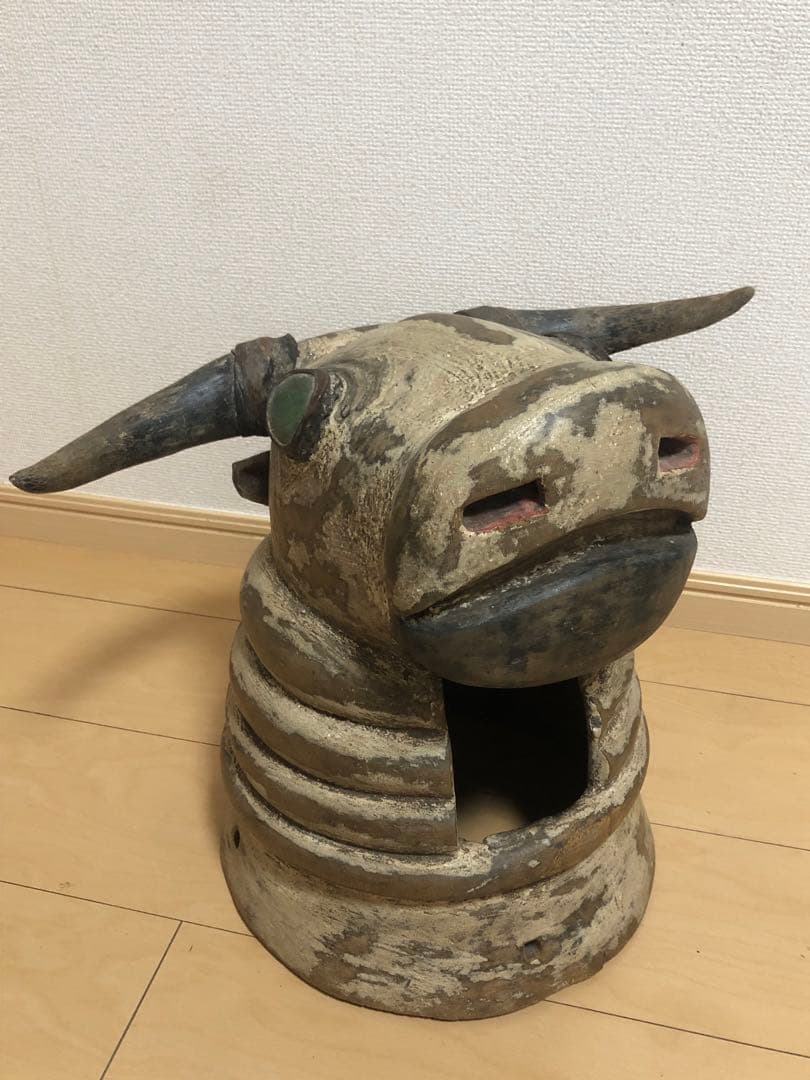 ビジョゴ族　仮面　マスク　アフリカンアート　プリミティブアート