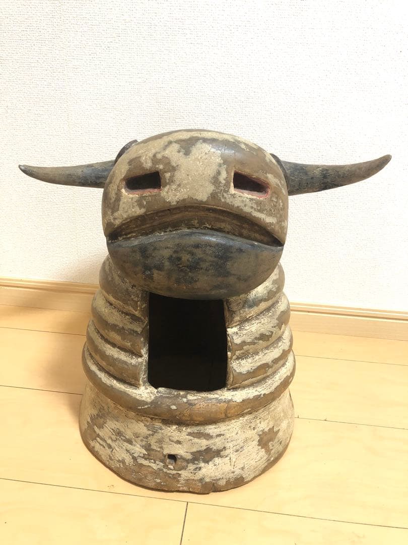 ビジョゴ族　仮面　マスク　アフリカンアート　プリミティブアート