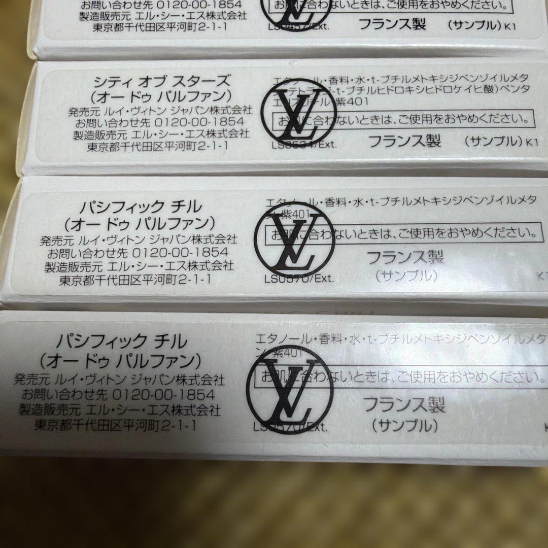 香水　2ml✖️5 ルイヴィトン　巾着入り　携帯サイズ　未使用品