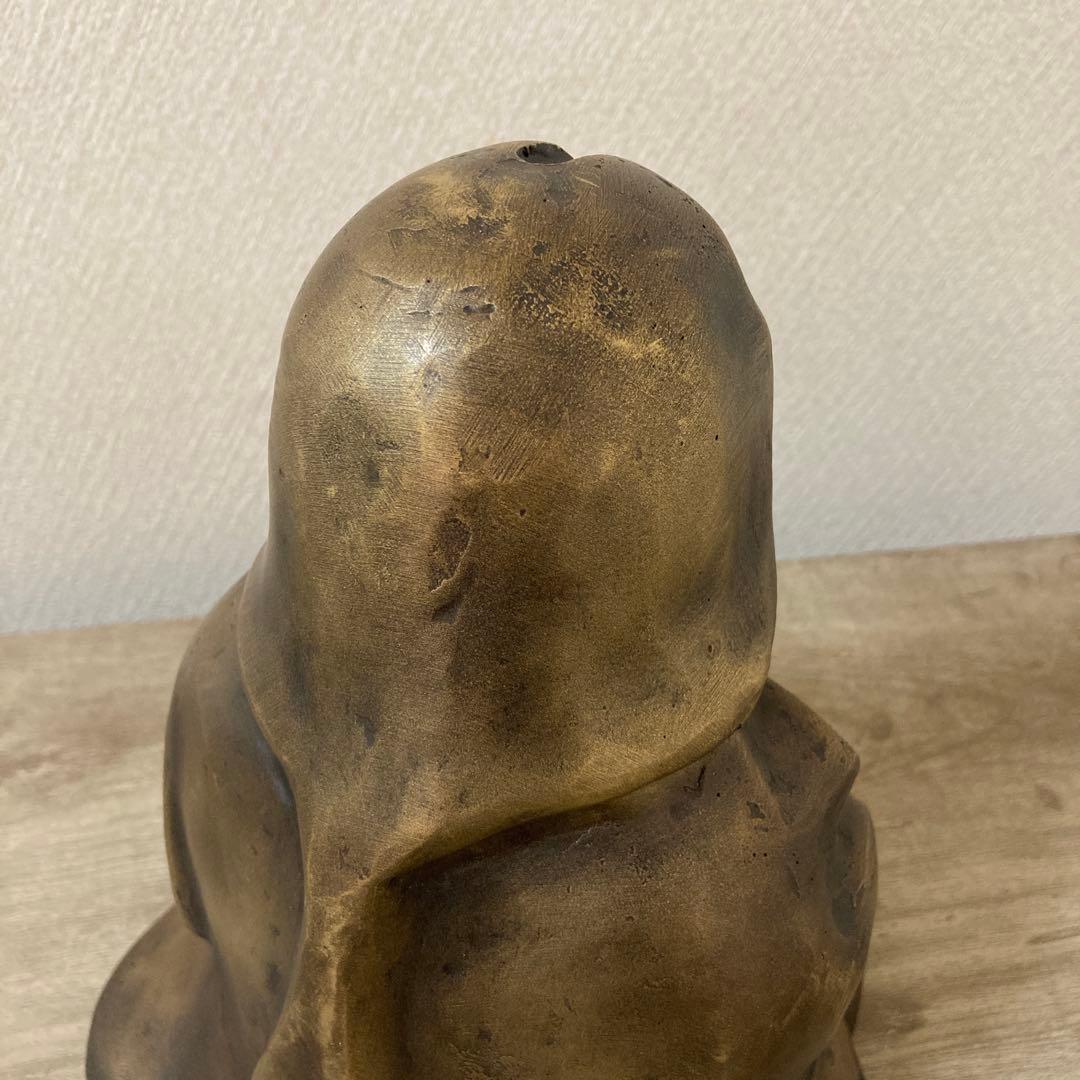 お多福　春画置物　縁起物　おかめ　招き　おたふく　高さ24センチ
