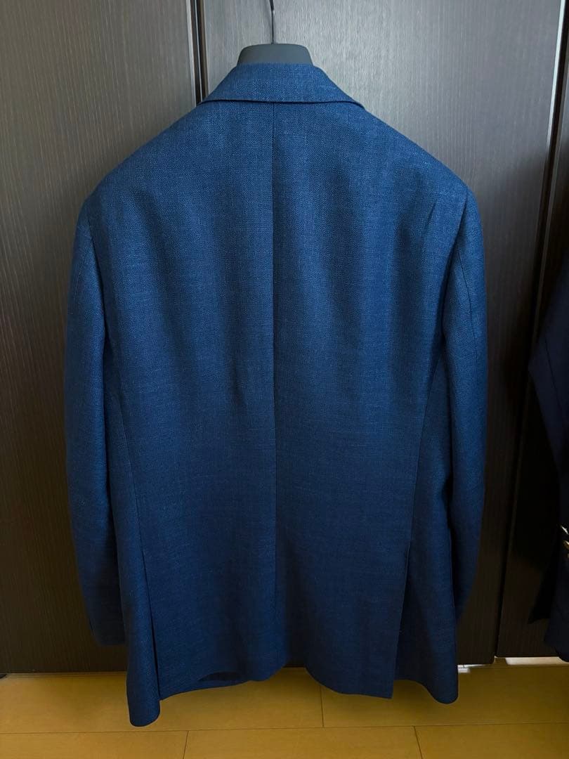 BEAMS F/ ロロピアーナ ミックスファブリック ソリッド ジャケット