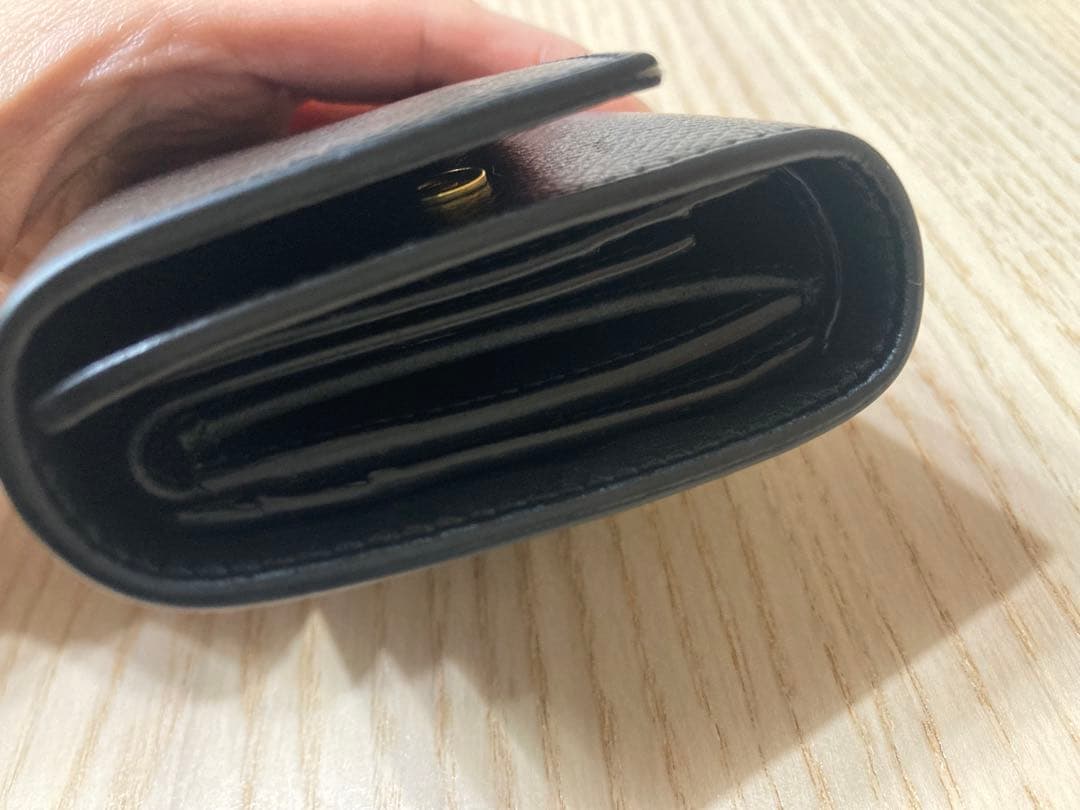 CELINE スモールトリフォールド 財布 ブラック