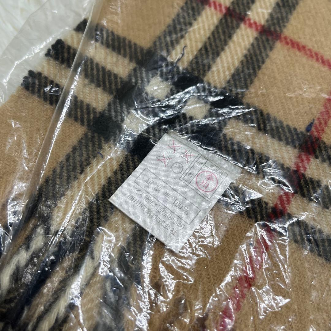 Burberry ノバチェック 膝掛け ブランケット ウール 大判