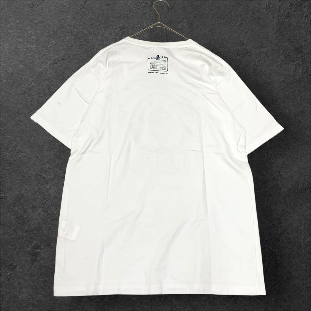 新品未使用 COACH × A BATHING APE Tシャツ ホワイト M
